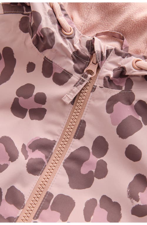 Next Kids' Animal Print Waterproof Puddle Suit In Pink