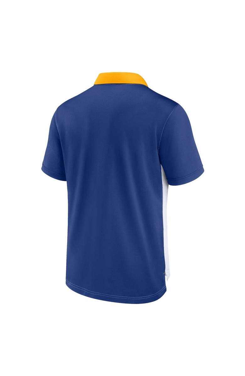 Nike Men's Nike White/Royal Seattle Mariners Rewind Stripe Polo, Alternate, color, White