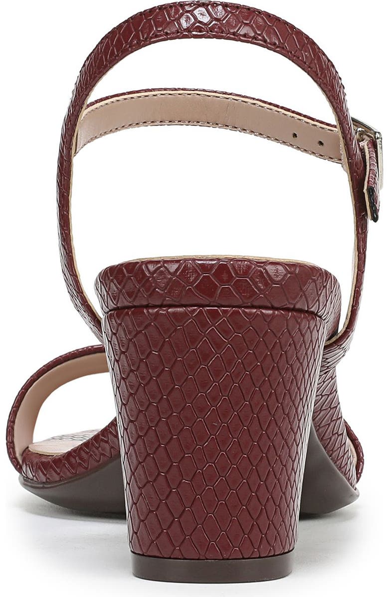 Naturalizer Bristol Sandal - Wide Width Available, Alternate, color, Cranberry Red Faux Leather