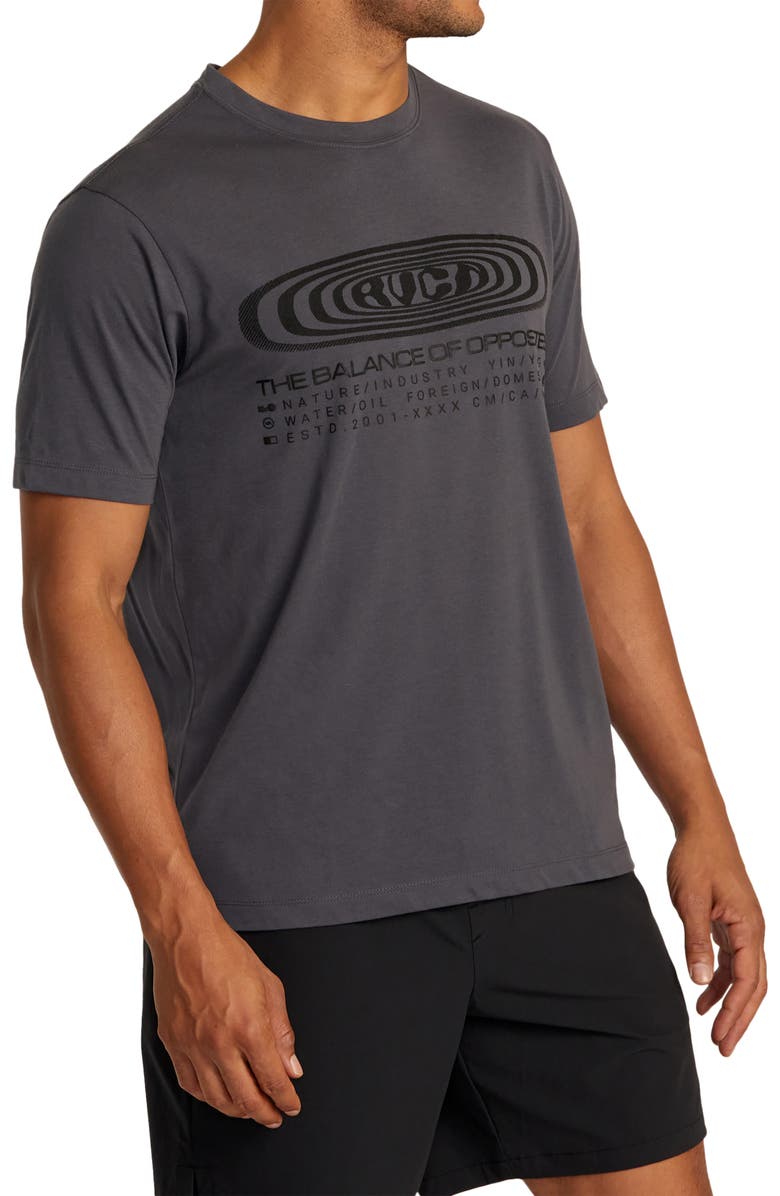 RVCA Ripple Logo Graphic Performance T-Shirt, Alternate, color, 