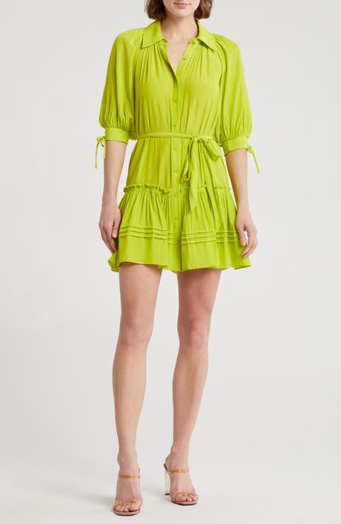 Alianna Belted Shirtdress