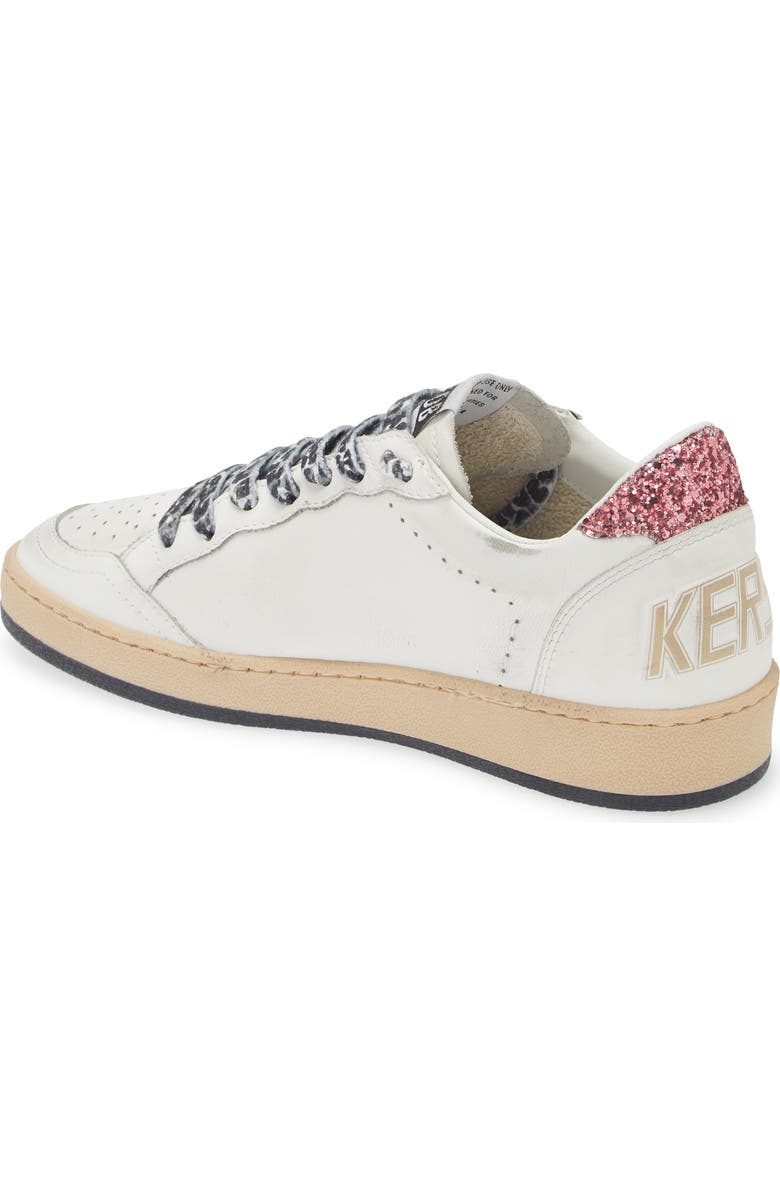 Golden Goose Ball Star Low Top Sneaker, Alternate, color, White/ Peach/ Pink