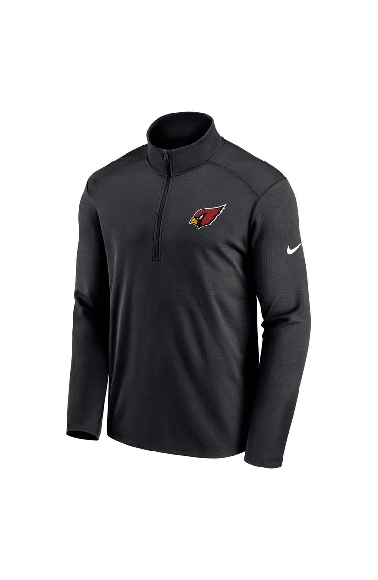 Nike Men's Nike Black Arizona Cardinals Pacer Half-Zip Pullover, Alternate, color, Black