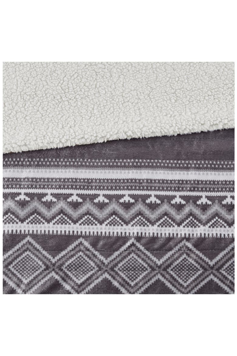Woolrich Anderson Oversized Heated Throw - 60" x 70", Alternate, color, GREY