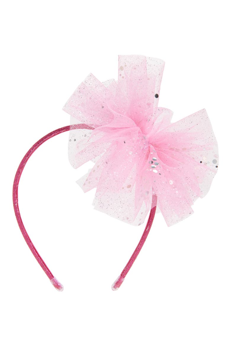 Kids' Glitter Blow Headband, Main, color, PINK