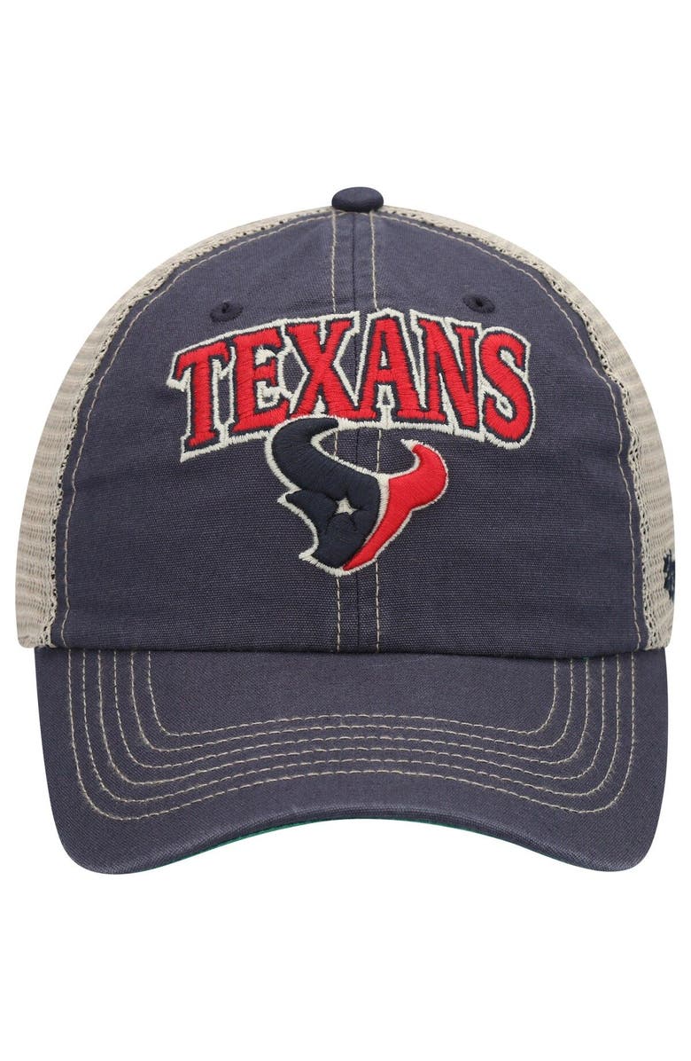 '47 Men's '47 Navy/Natural Houston Texans Tuscaloosa Clean Up Snapback Hat, Alternate, color, 