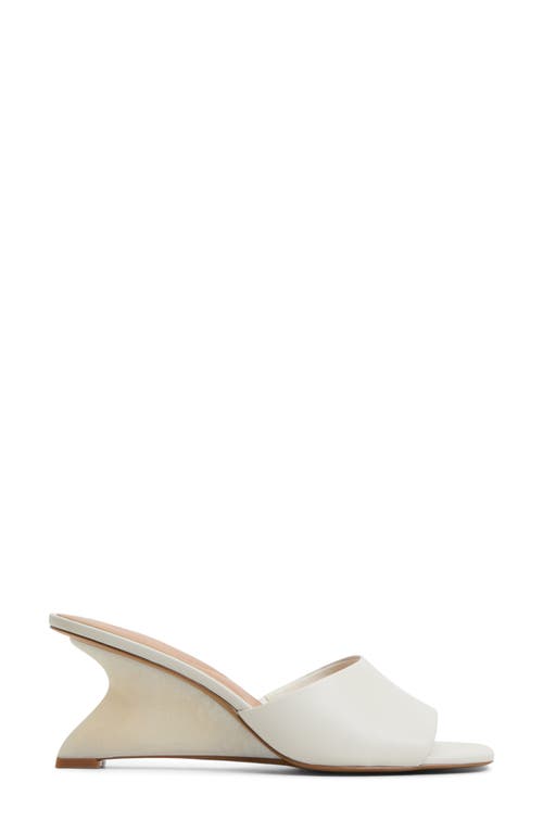 Aldo Fiala Wedge Sandal In White