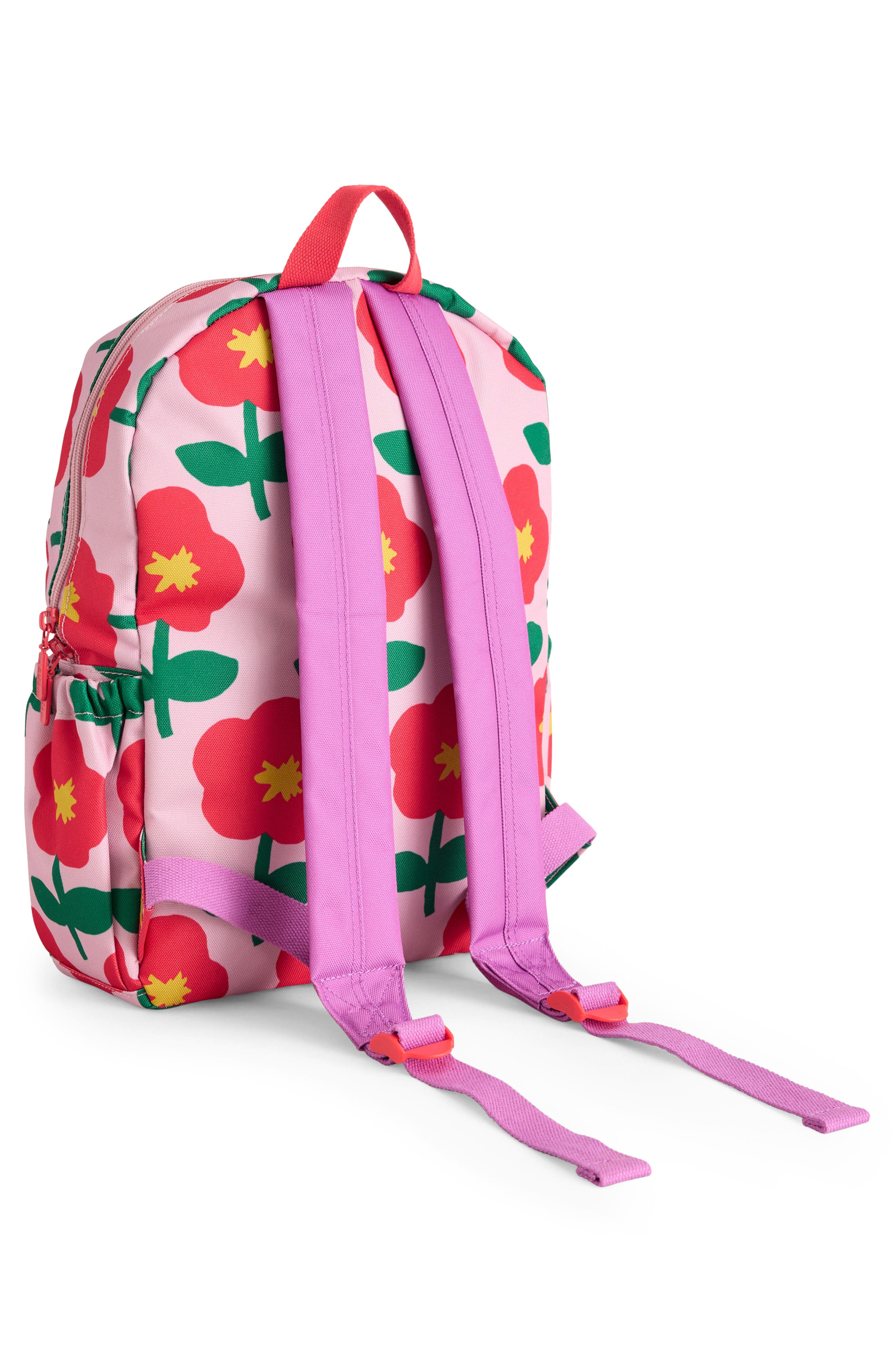 Mini Boden Kids' Cutout Flower Backpack, Alternate, color, 