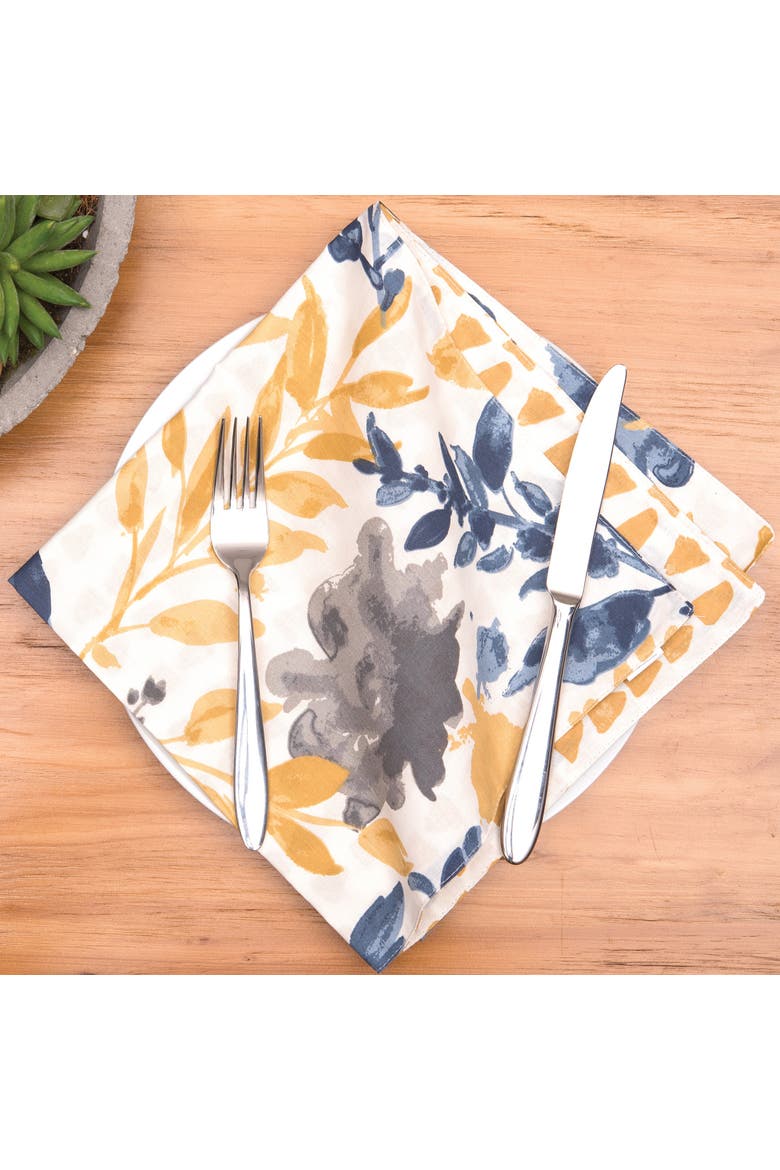 Natural Home Napkin, Set of 6, Alternate, color, Yellow