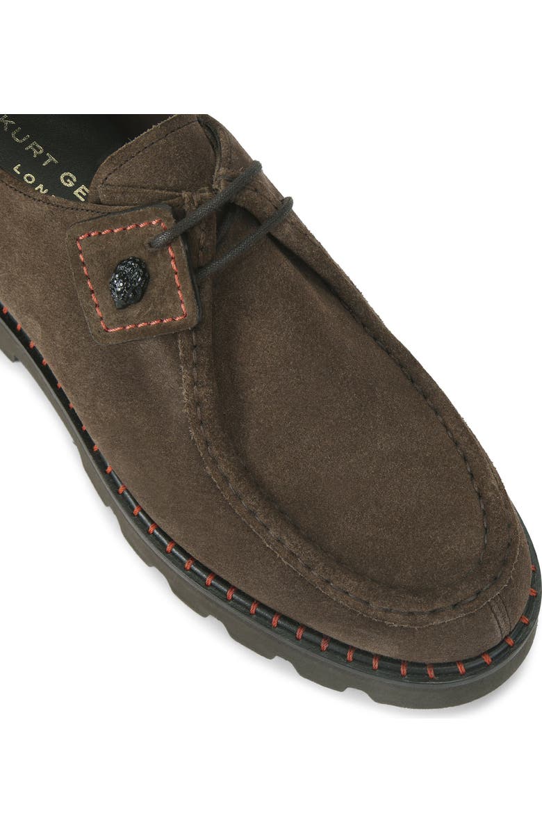 Kurt Geiger London Brompton Lugged Moc Toe Boot, Alternate, color, Brown