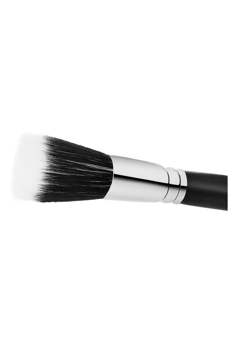 M·A·C 187 Duo Fibre Face Brush, Alternate, color, NO COLOR