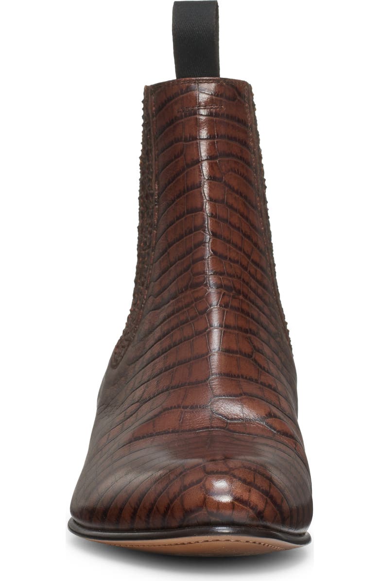 TOM FORD Alligator Embossed Chelsea Boot, Alternate, color,