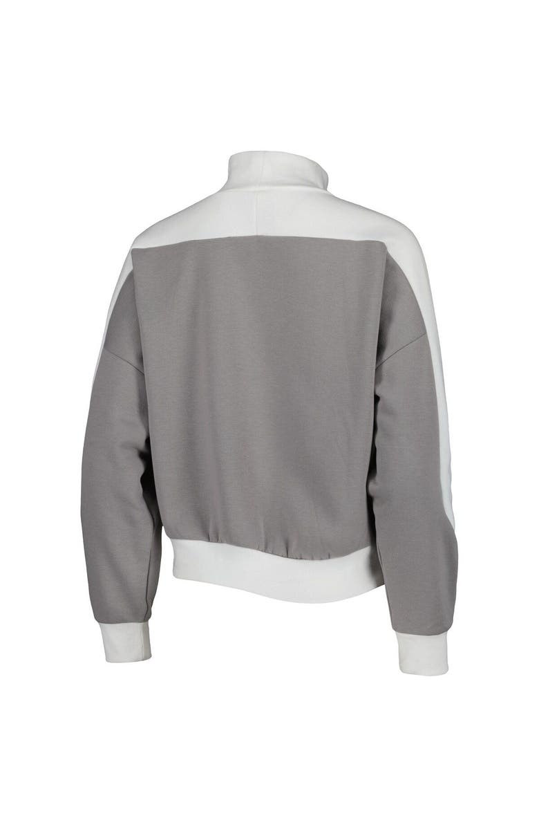 GAMEDAY COUTURE Women's Gameday Couture Gray Clemson Tigers Make it a Mock Sporty Pullover Sweatshirt, Alternate, color, 