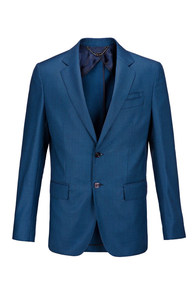 Blazer Regular Fit Double B Men, Main, color, middleblue