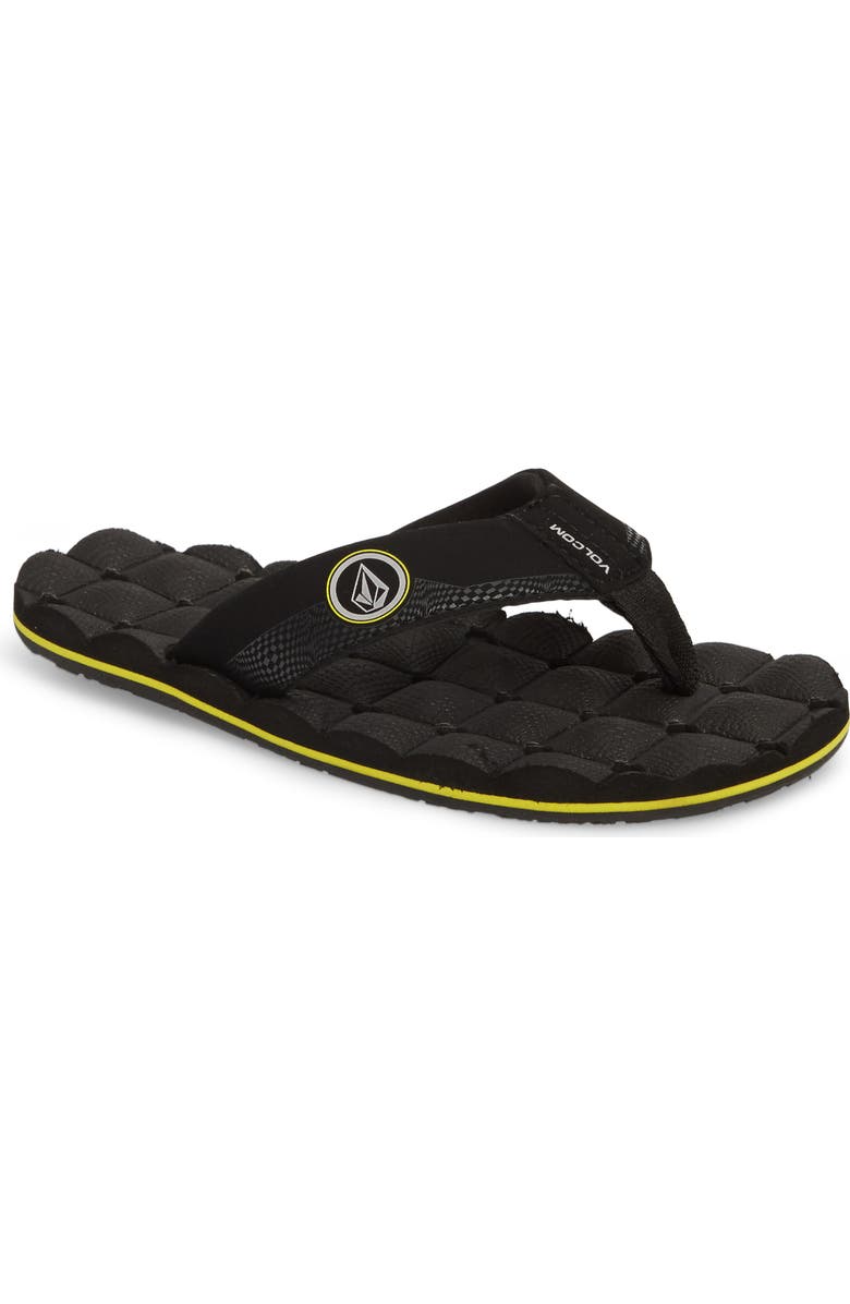 Volcom Recliner Flip Flop, Main, color,