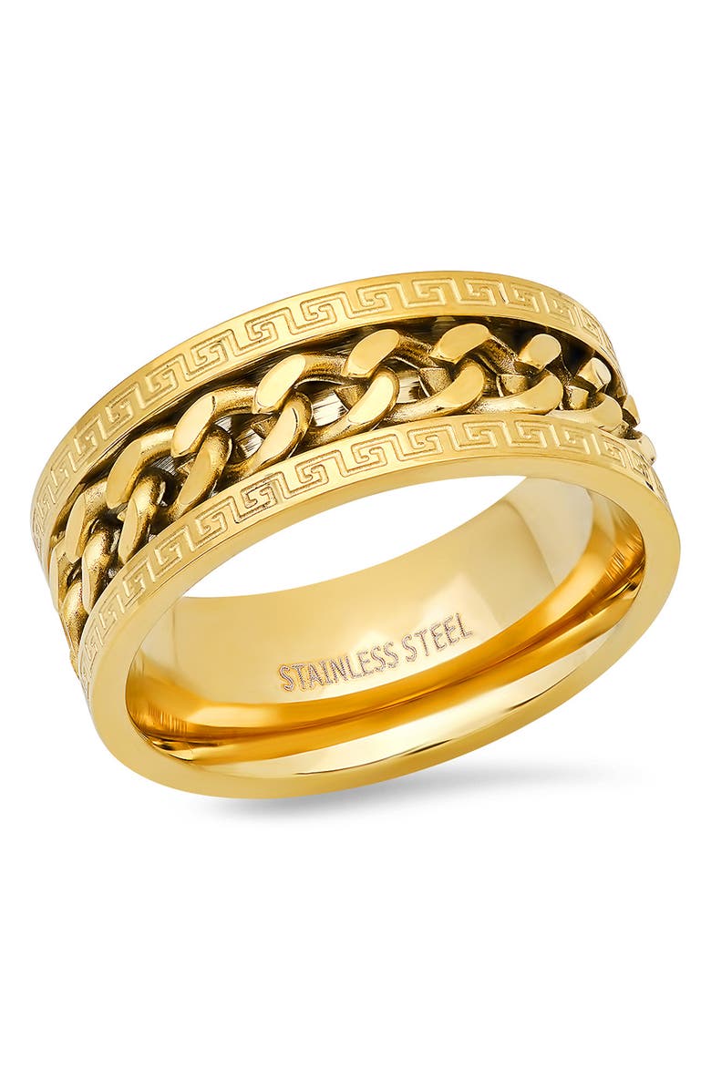 HMY JEWELRY Chain Ring, Main, color, Yellow