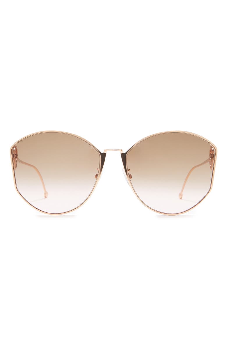 Fendi 63mm Round Sunglasses, Main, color,