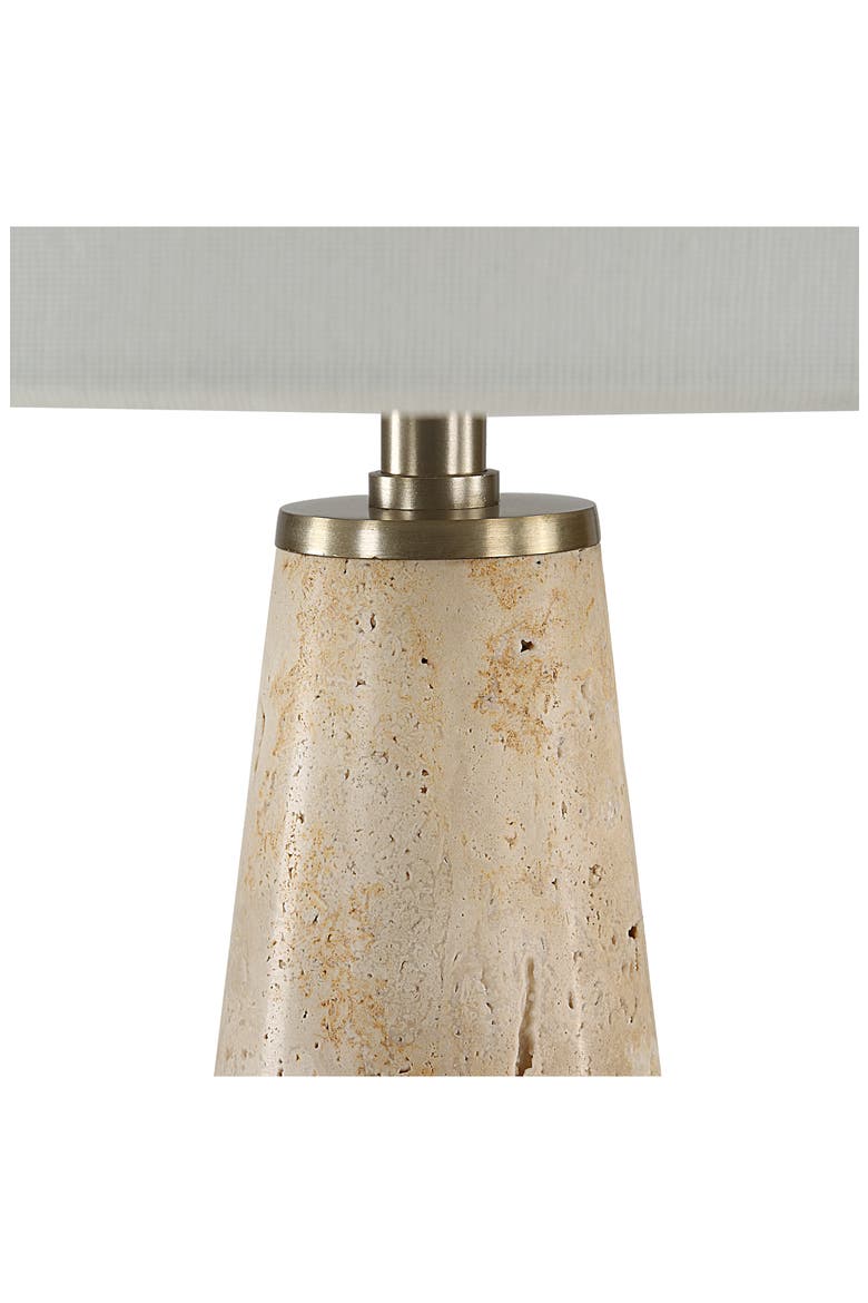 Almeria Travertine Table Lamp, Alternate, color, NO COLOR