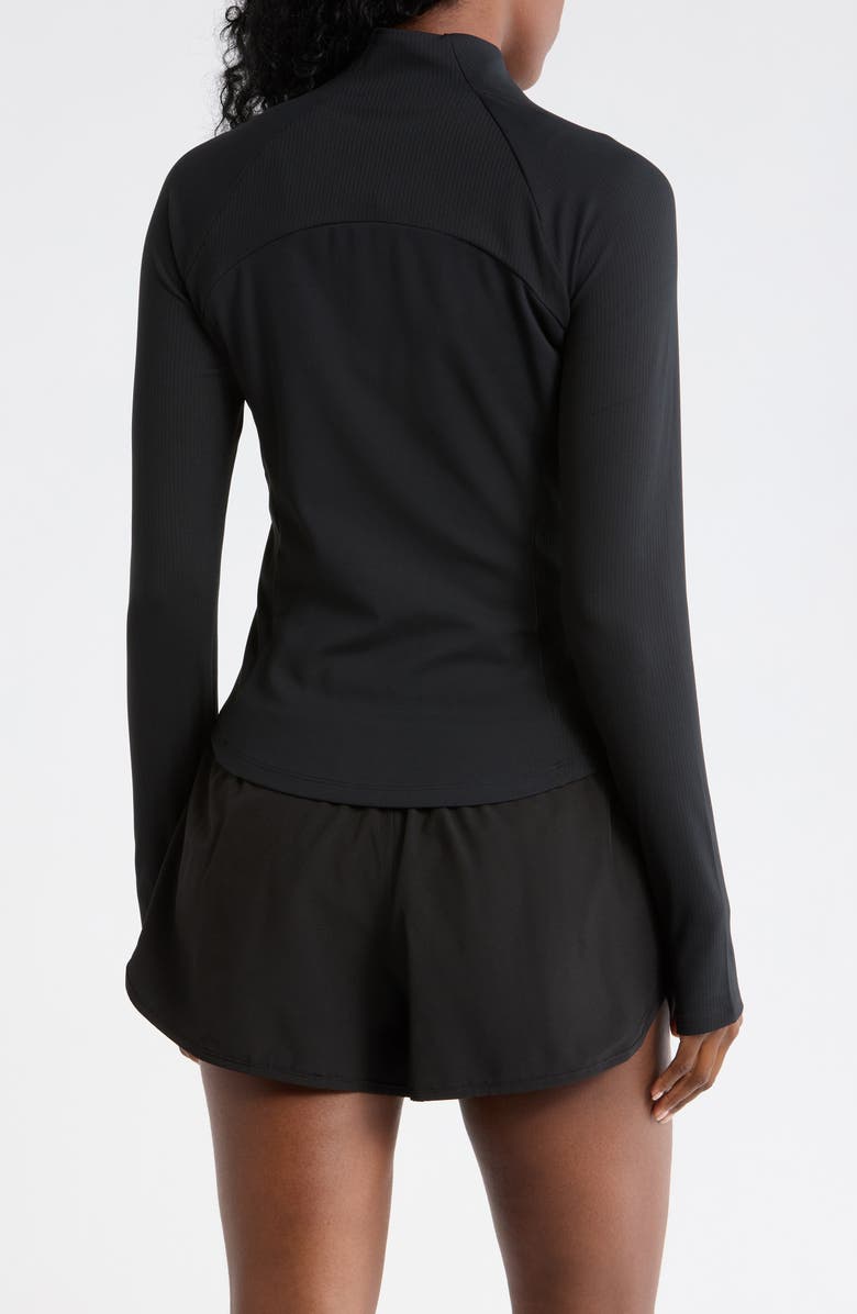 90 DEGREE BY REFLEX Felix Ribbed Active Jacket, Alternate, color, Black