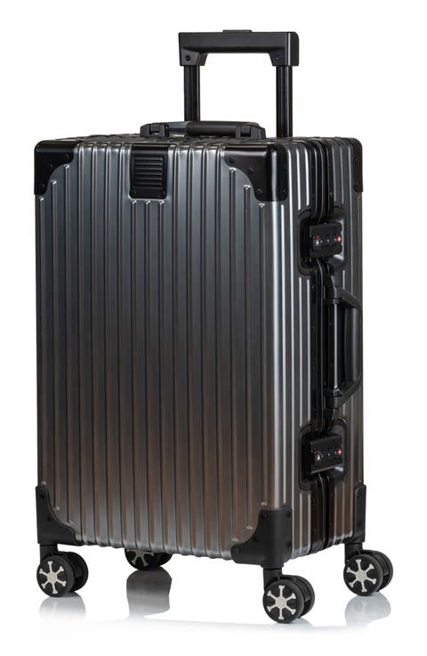 Aluminum Hardside Spinner Suitcase Carry-On