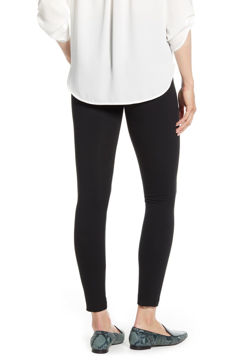 'Lyssentials Flattering Leggings, Alternate, color, BLACK