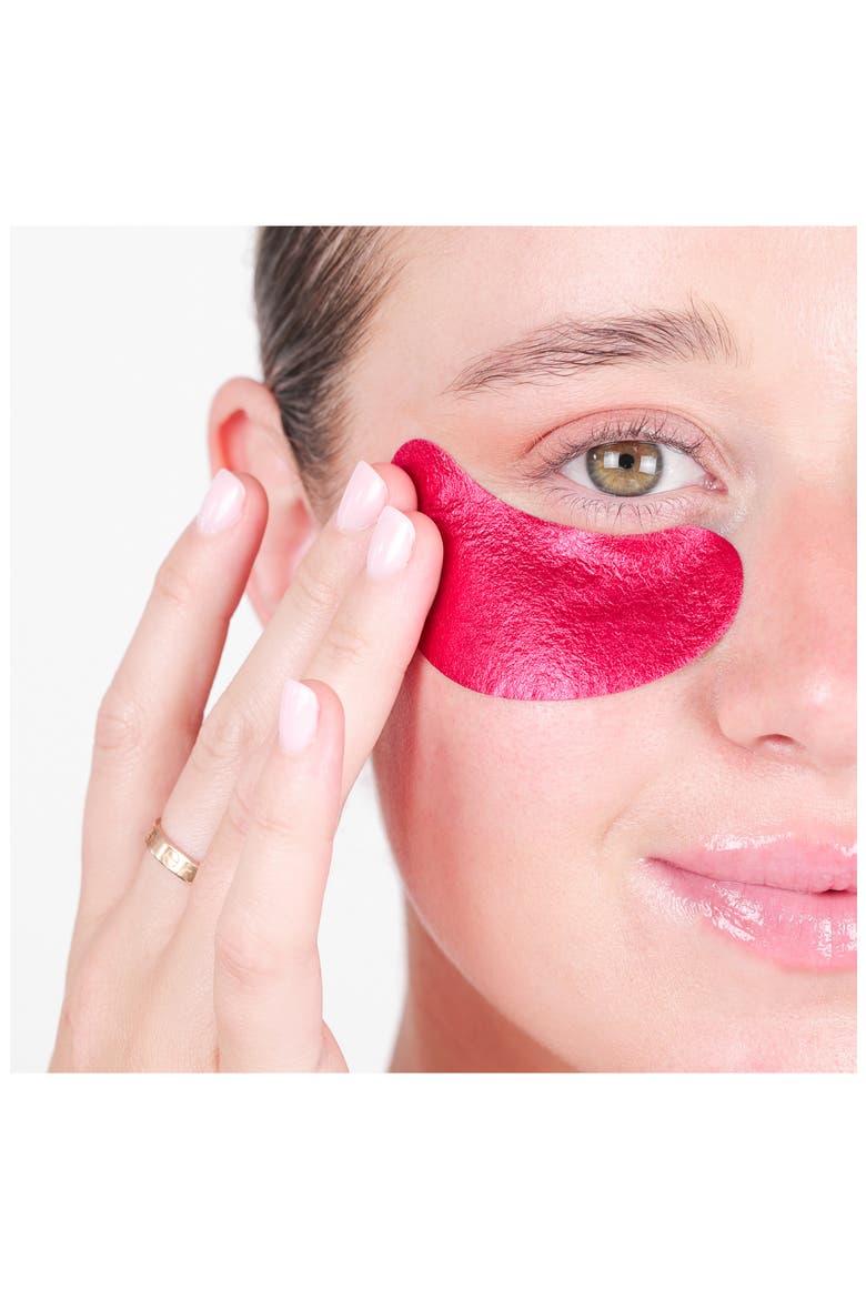 Baggage Claim Eye Masks (Limited Edition), Alternate, color, FESTIVE FUCHSIA