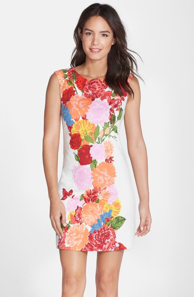 Plenty by Tracy Reese 'Jane' Floral Print Sheath Dress, Main, color, 