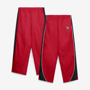 FANATICS Women's Fanatics Scarlet/Black San Francisco 49ers Team First Backwards Lateral Nylon Pants