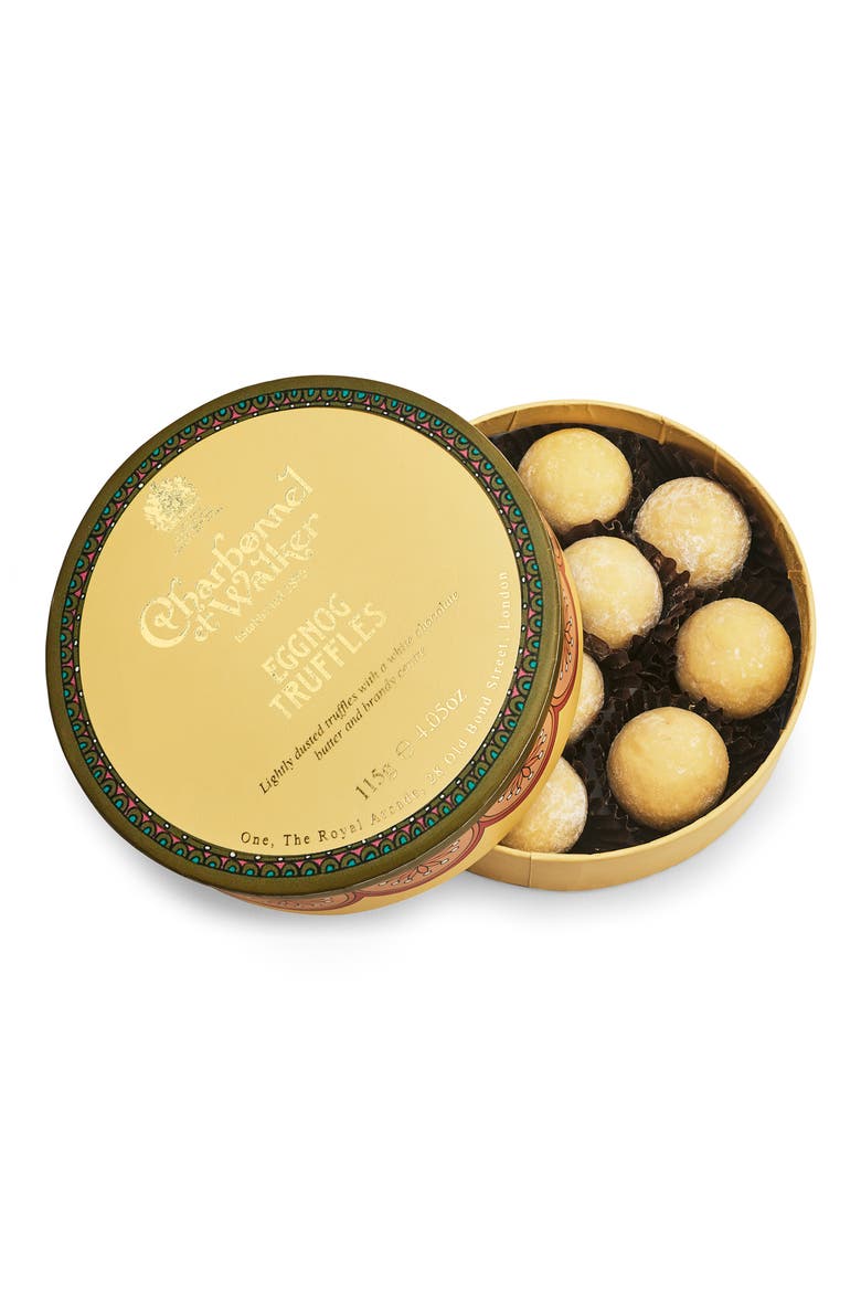 Eggnog Truffles in Gift Box, Main, color, BEIGE