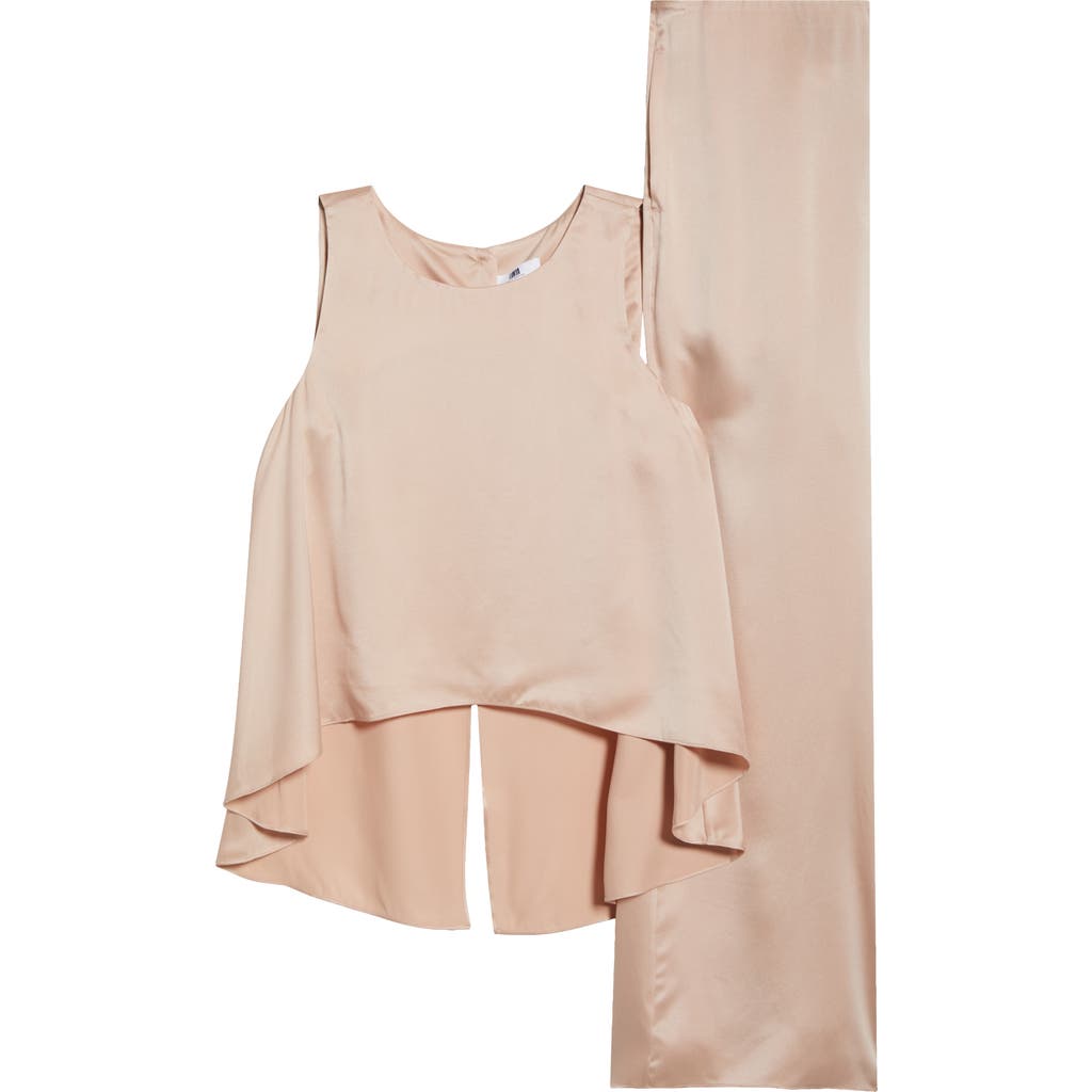 Lunya Washable Silk Pajamas In Neutral