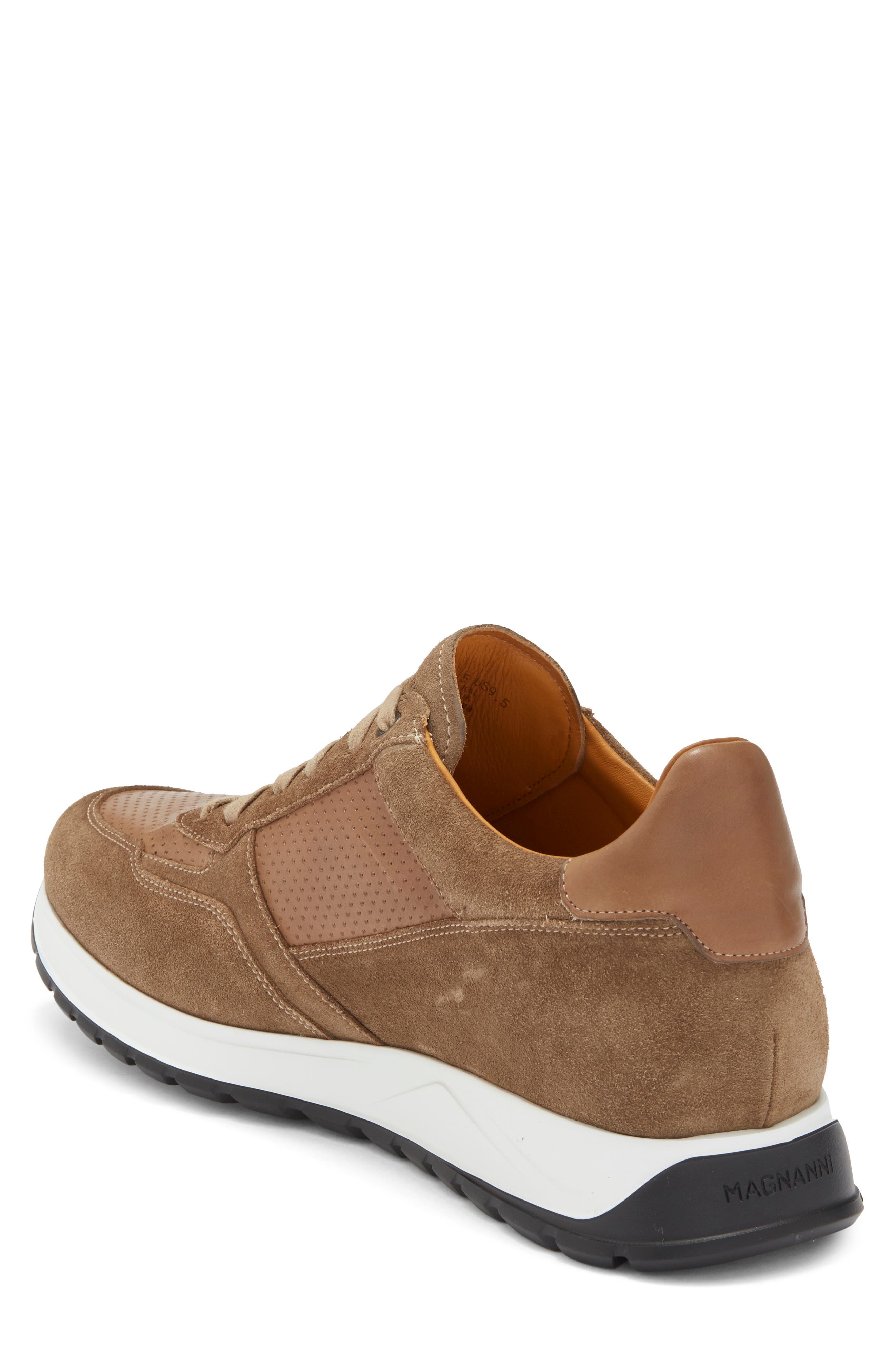 Fado Perforated Sneaker, Alternate, color, TORBA SUEDE / TORBA PERF