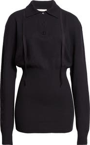 renaissance renaissance Isa Merino Wool Polo Sweater