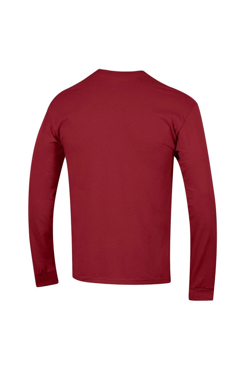 Men's Champion Crimson Indiana Hoosiers High Motor Long Sleeve T-Shirt, Alternate, color, Crimson