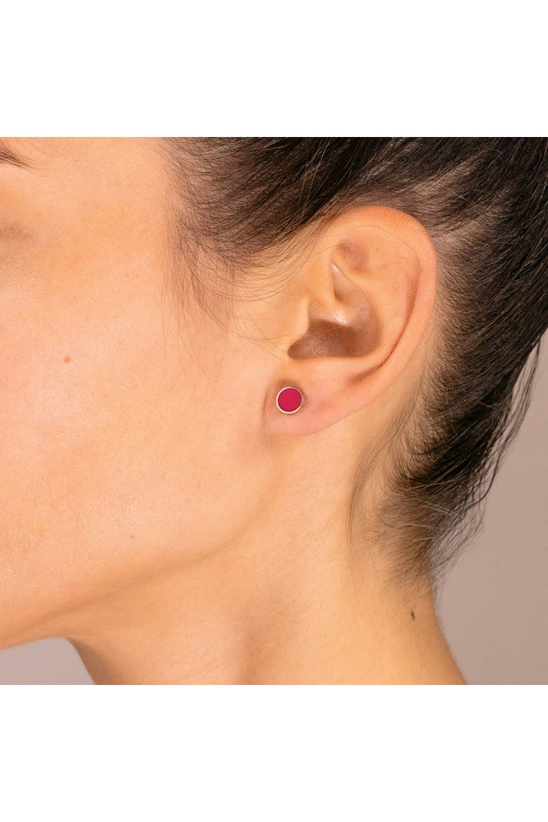Mini Ever Studs, Alternate, color, Red Coral