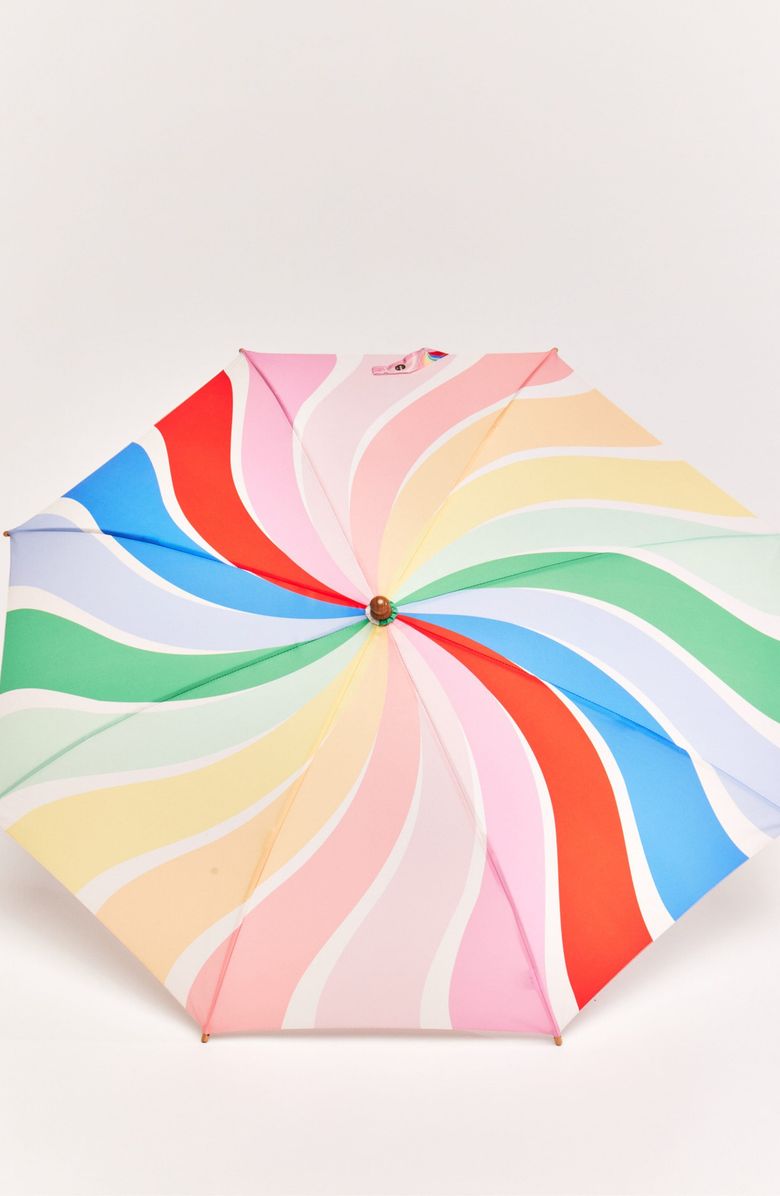 Original Duckhead Meri Meri Duckling Umbrella, Alternate, color, Rainbow Stripes