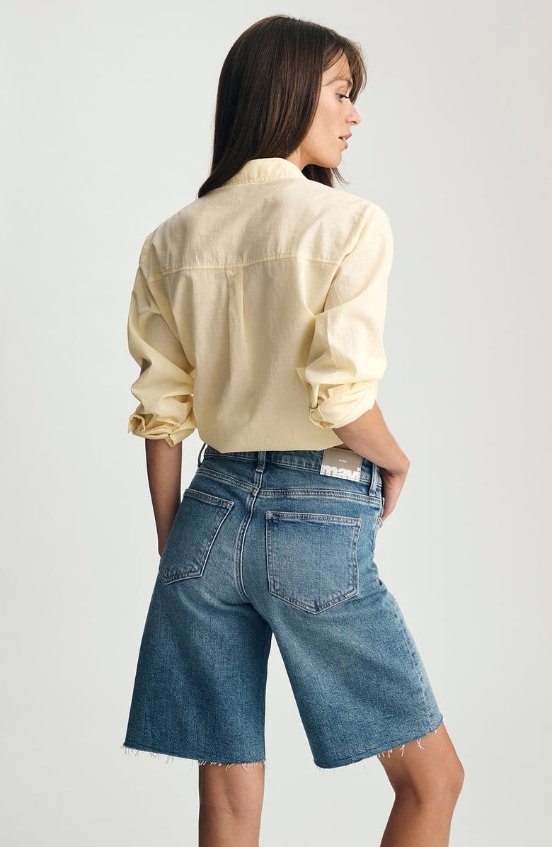 Mavi Jeans Erika Cutoff Denim Bermuda Shorts, Alternate, color, 