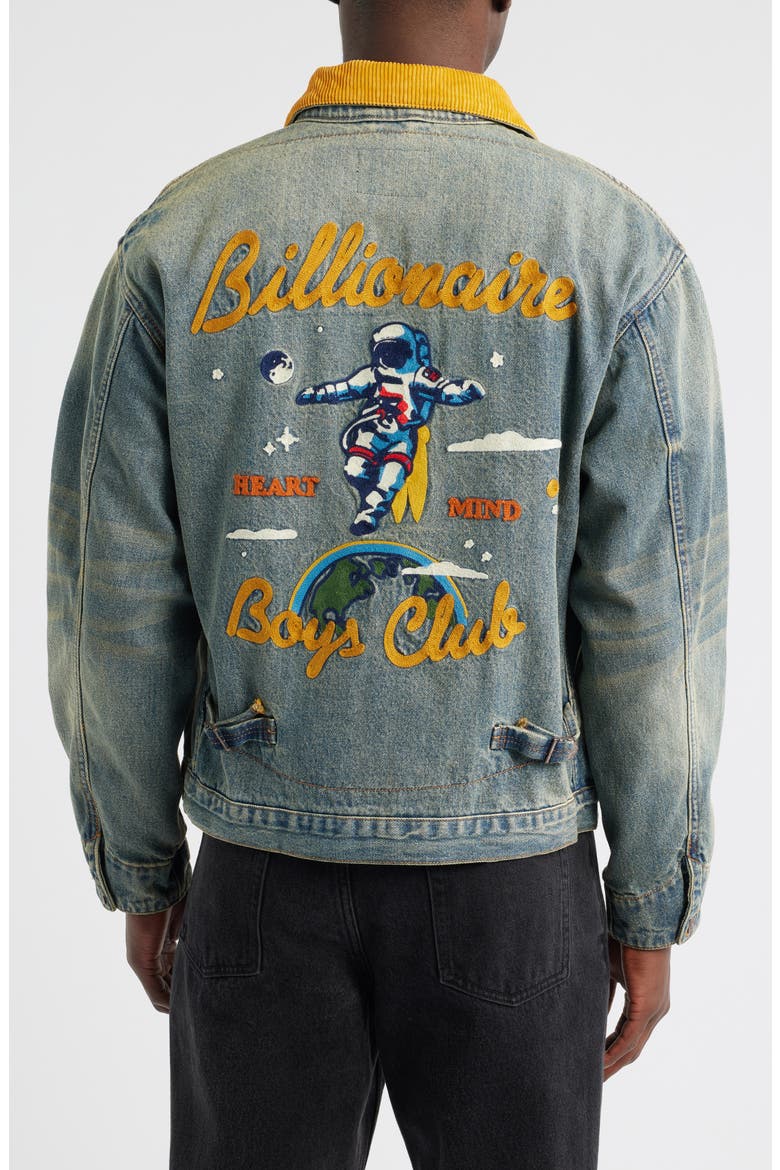 BB Lynx Lined Denim Jacket, Alternate, color, MISSION CONTROL