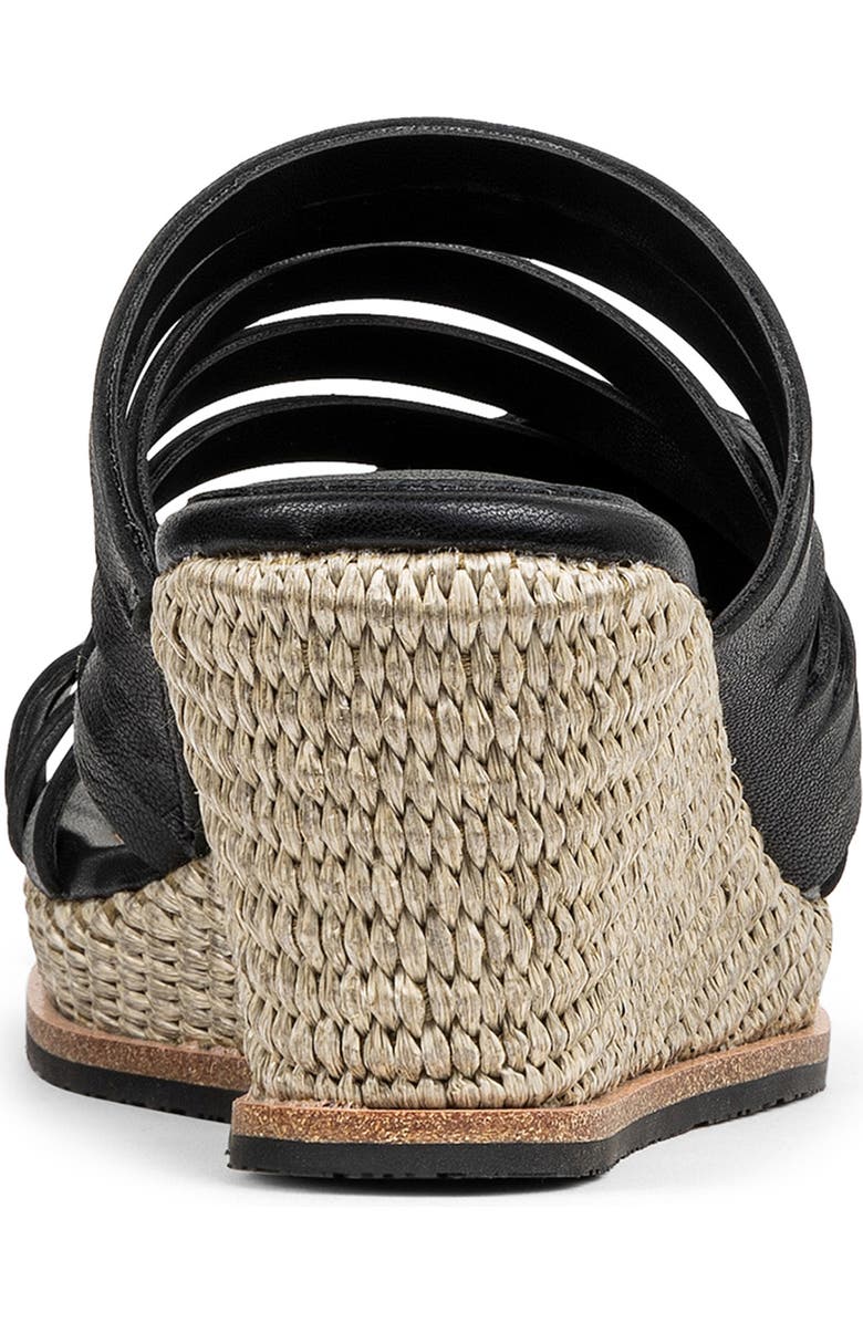 Donald Pliner Espadrille Wedge Sandal, Alternate, color, Black