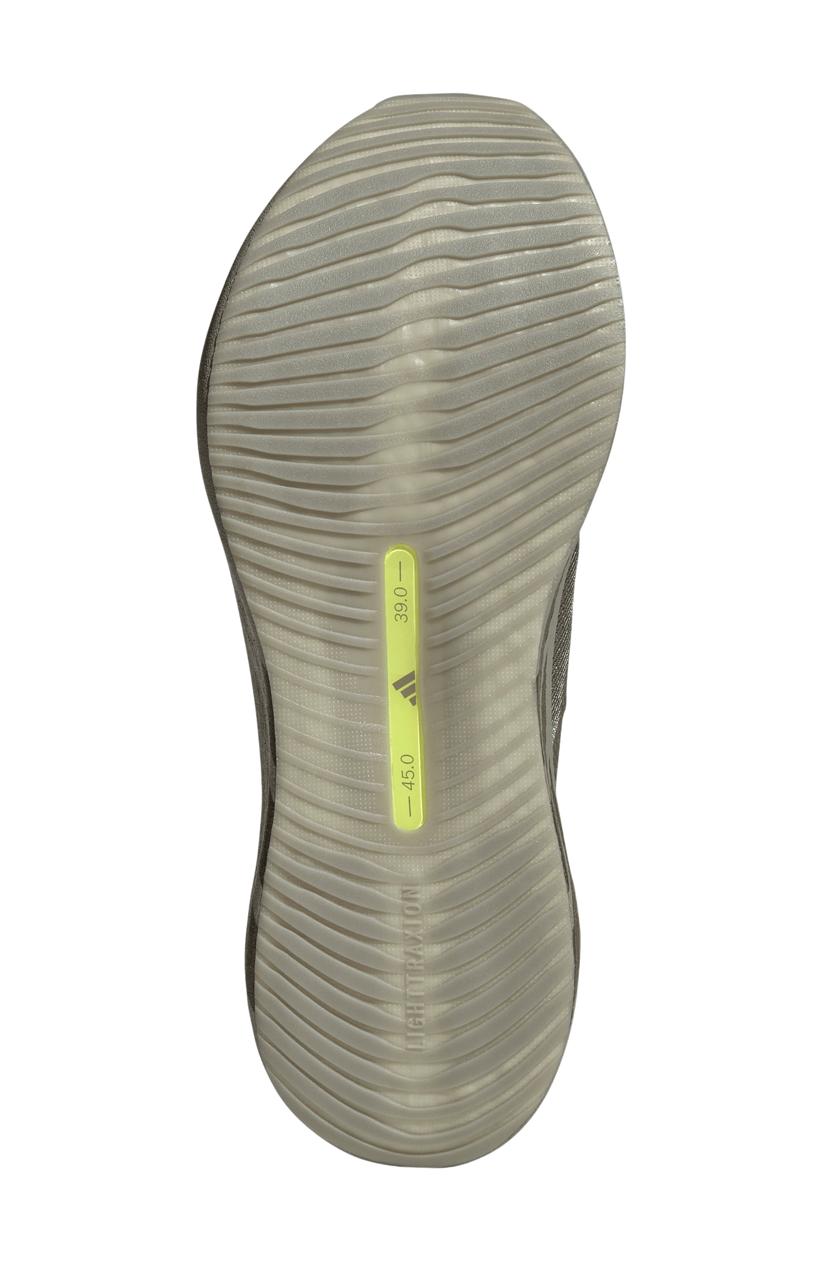Hyperboost Edge Running Shoe, Alternate, color, SILVER PEBBLE/ KHAKI/ LEMON