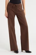 WARP+WEFT The Big Easy High Waist Wide Leg Drawstring Jeans