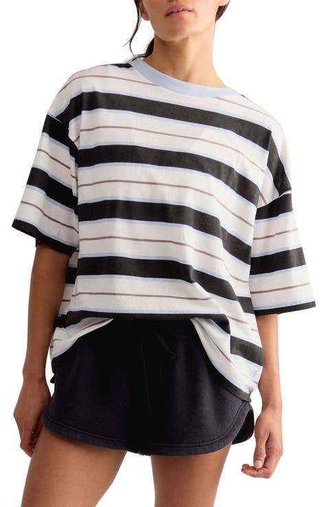 FP Movement Stripe Relaxed Fit Cotton T-Shirt