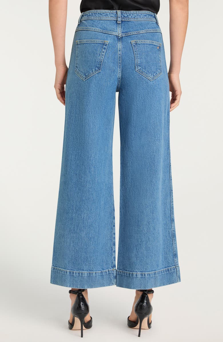 Cinq à Sept Betsy Wide Leg Jeans, Alternate, color, Blue Mirage