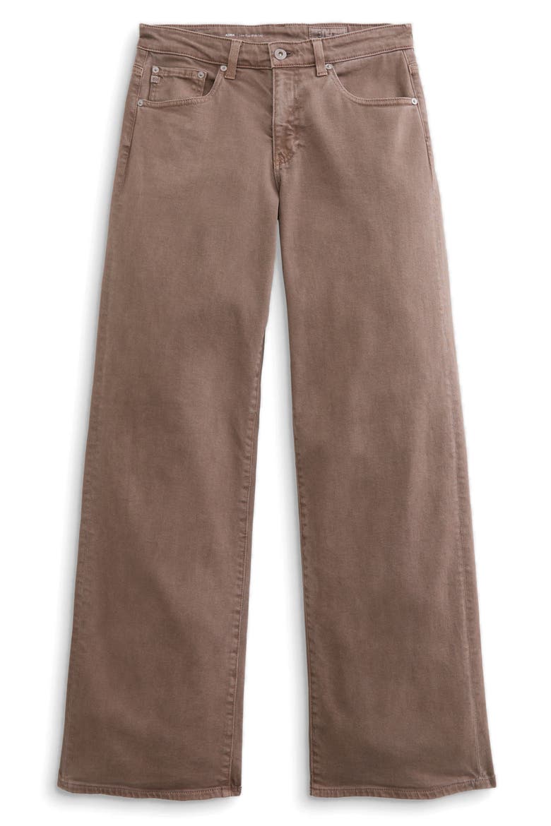 Adria Low Rise Relaxed Wide Leg Jeans, Alternate, color, SULFUR TAUPE GREY