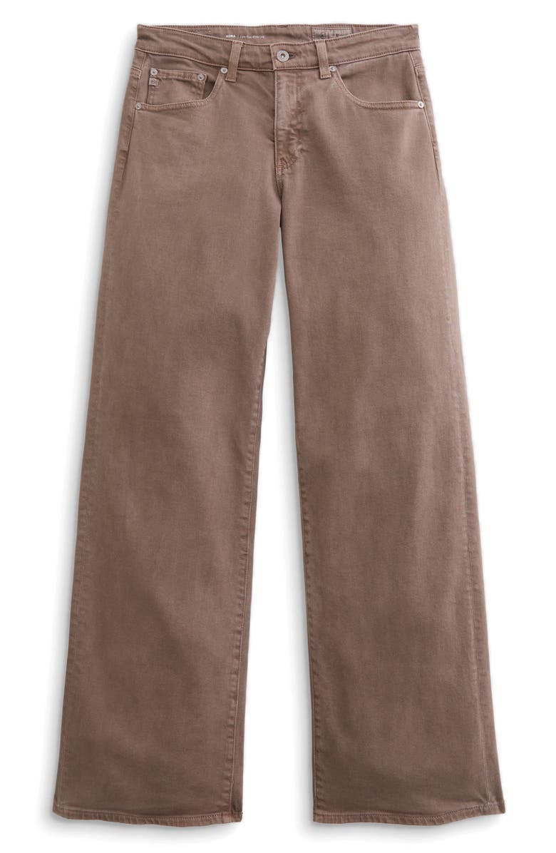 AG Adria Low Rise Relaxed Wide Leg Jeans, Alternate, color, Sulfur Taupe Grey