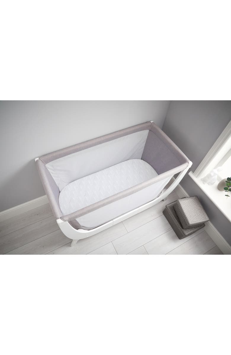 BEABA by Shnuggle Air Set of 2 Full Size Fitted Crib Sheets, Alternate, color,