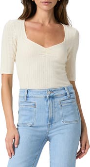 PAIGE Merril Pointelle Top