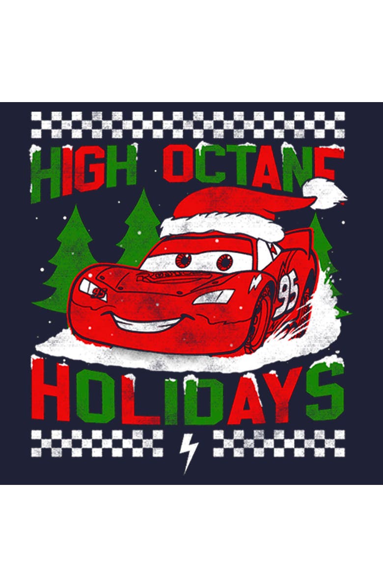 Cars Women's Cars High Octane Holidays  Graphic T-Shirt, Alternate, color, Navy Blue