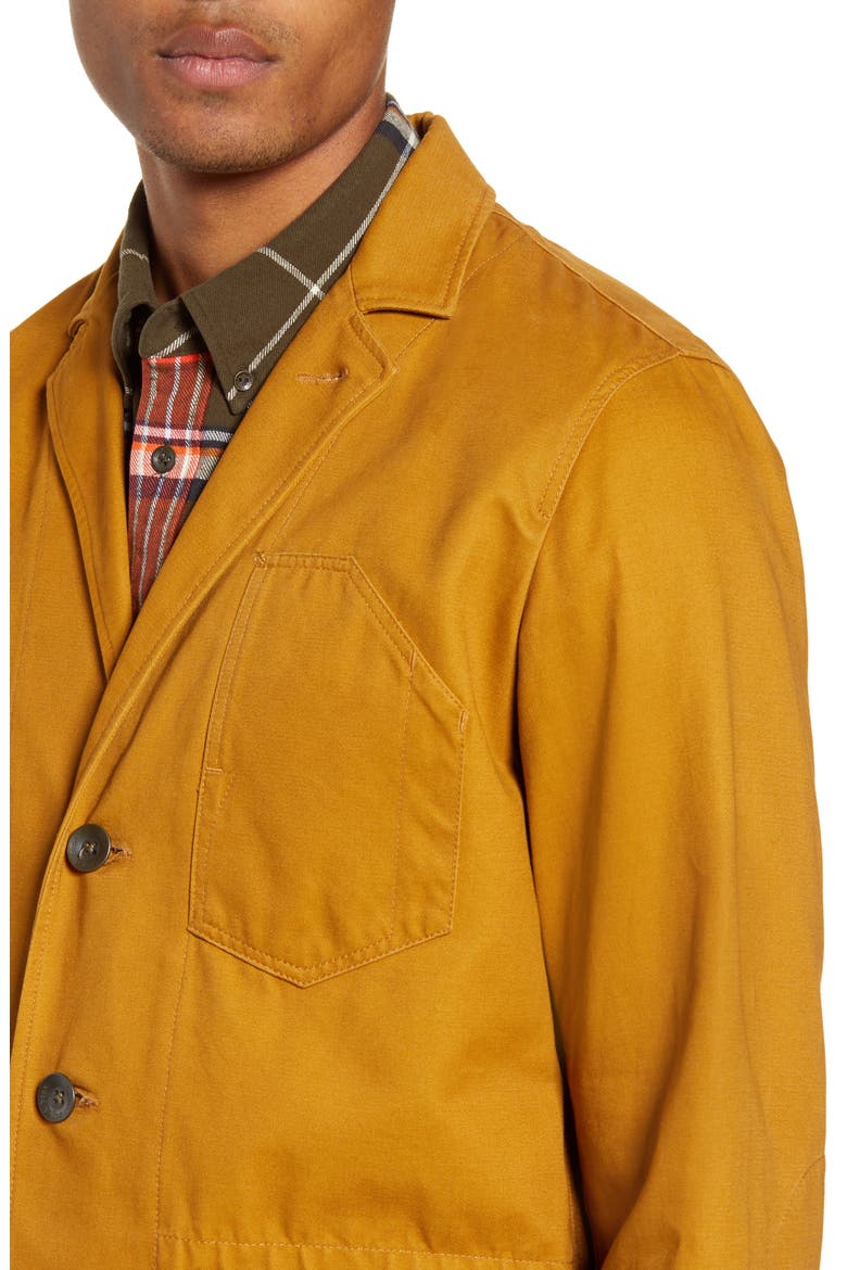 Daniel Notched Lapel Twill Jacket, Alternate, color, SAND