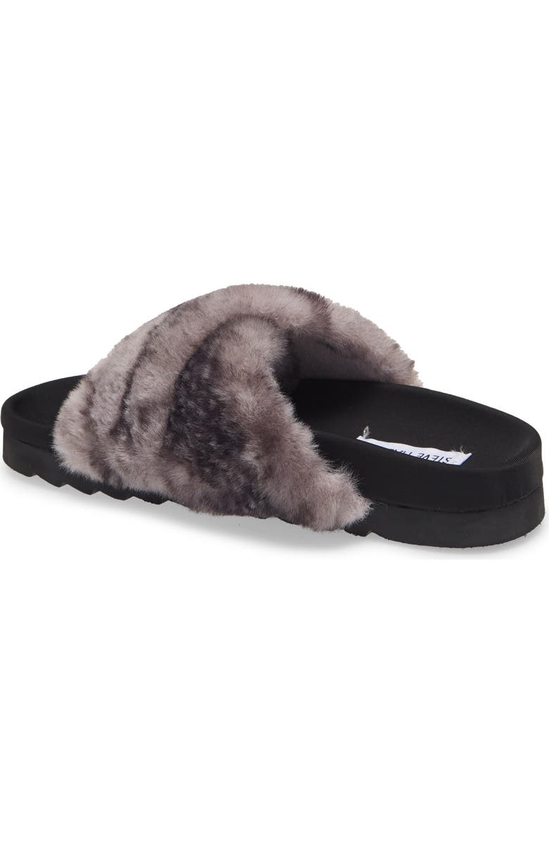Steve Madden Amari Faux Fur Slipper, Alternate, color,