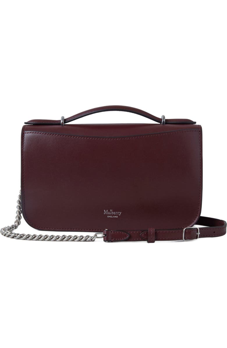 Mulberry Lana Day High Gloss Leather Top Handle Bag, Alternate, color,